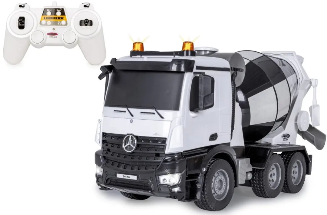 Jamara 406313 RC Vrachtwagen Mercedes-Benz Arocs - Wit - afbeelding 6 van 6