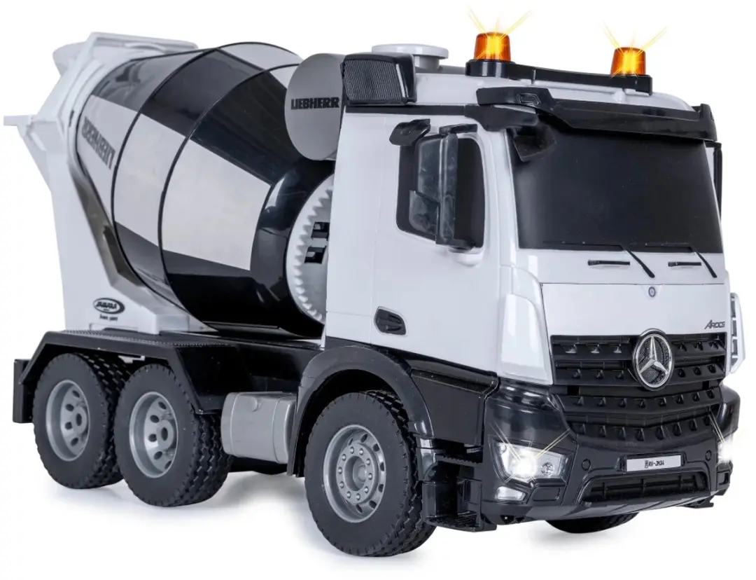 Jamara 406313 RC Vrachtwagen Mercedes-Benz Arocs - Wit - afbeelding 3 van 6