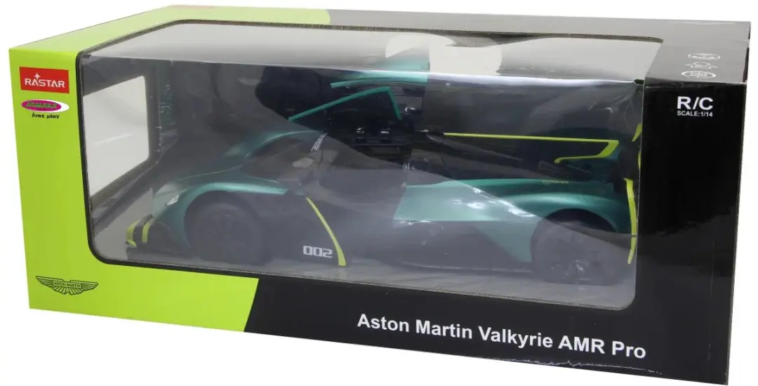 Jamara RC Sportauto Aston Martin Valkyrie AMR Pro 1:14 - Donker Groen - afbeelding 6 van 6