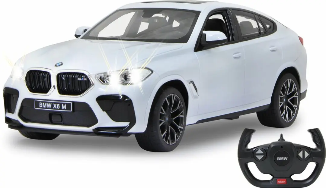 Jamara RC Auto BMW X6 M 1:14 - Wit - 2,4GHz - afbeelding 4 van 6