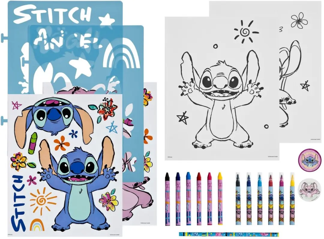 Lilo & Stitch Kleurset - Meerkleurig - 1 Stuks - afbeelding 2 van 3
