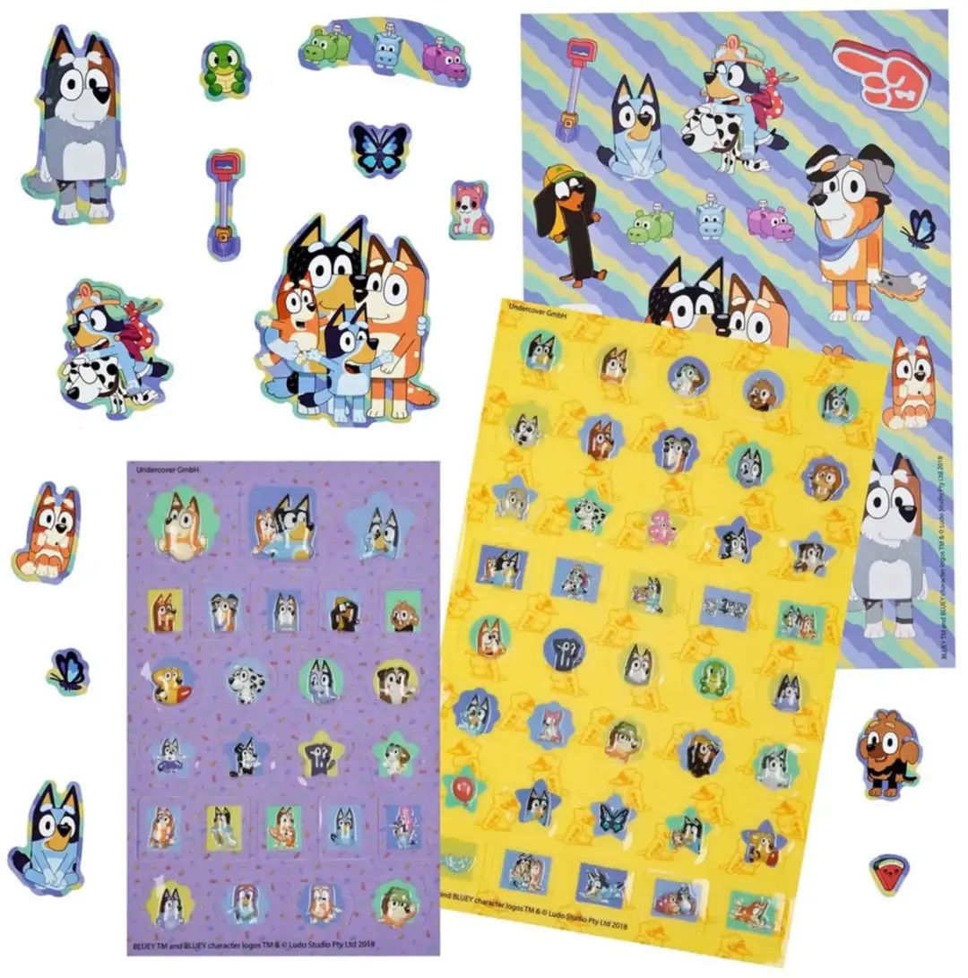 Bluey Mega Sticker Set - 500 Stuks Divers