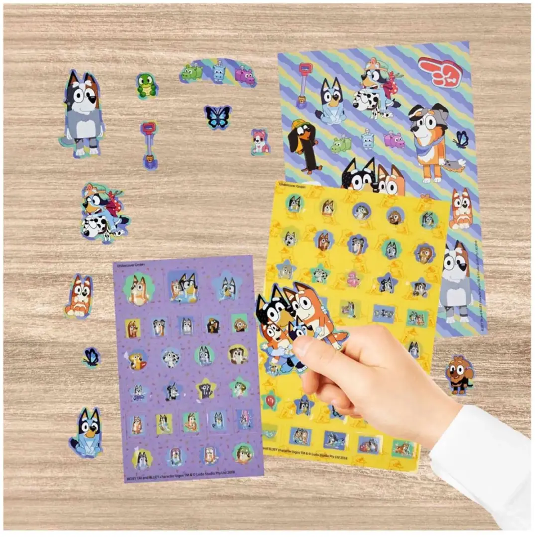 Bluey Mega Sticker Set - 500 Stuks Divers