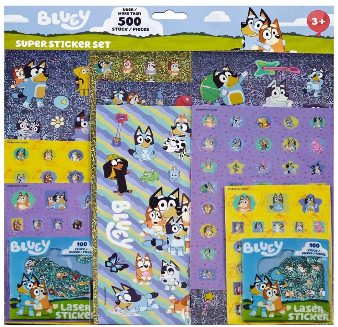 Bluey Mega Sticker Set