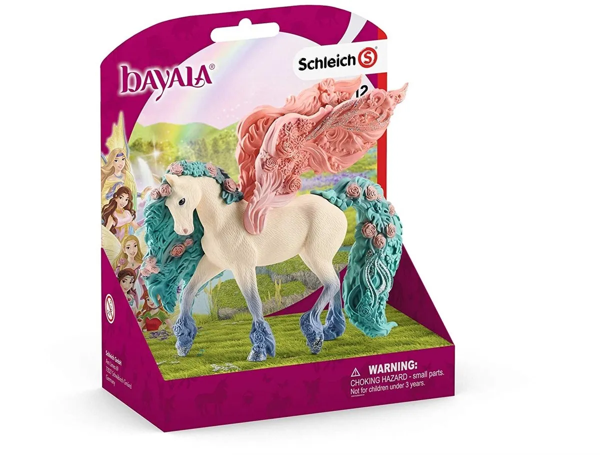 Schleich Bayala Bloemenpegasus Speelfiguur 70590 - Multikleur