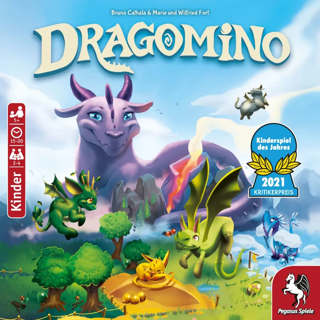 Pegasus Dragomino Kinderspel 57111G - Meerkleurig