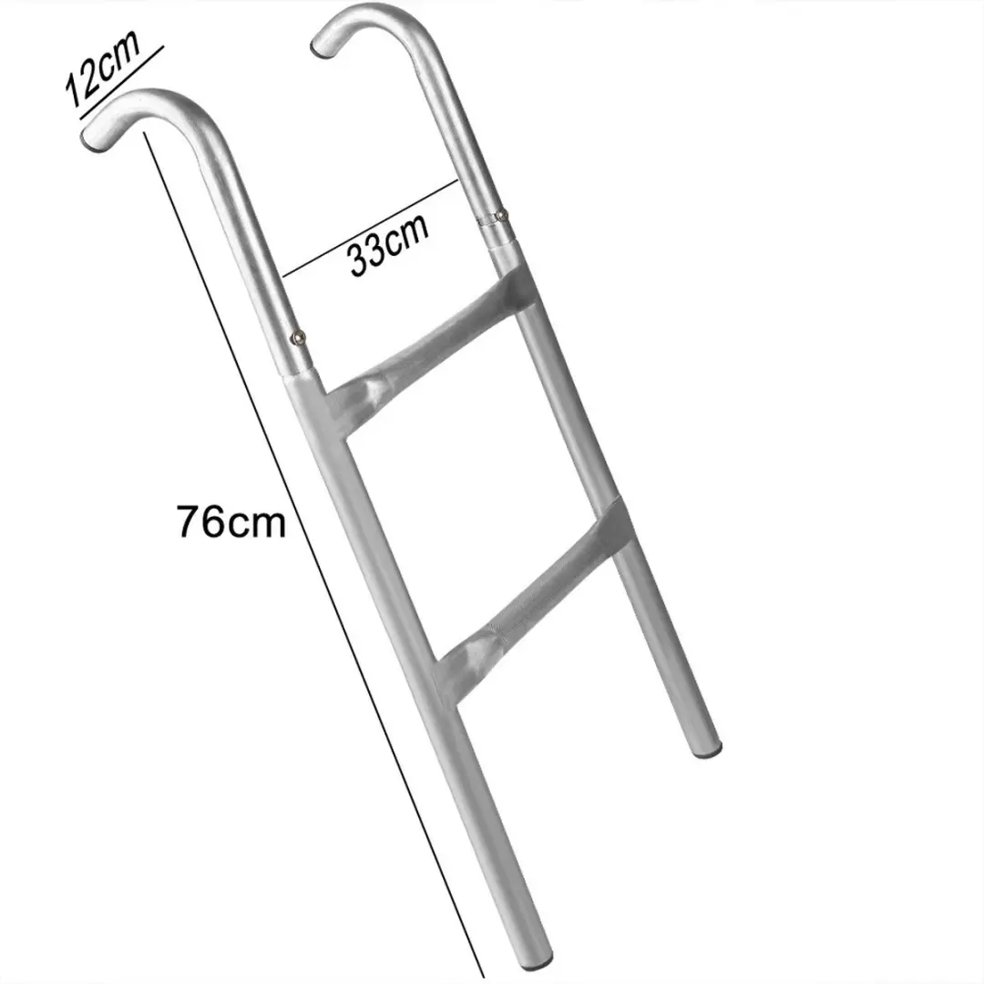 Deuba Laddertrampoline 76cm - 2 treden - Metaal
