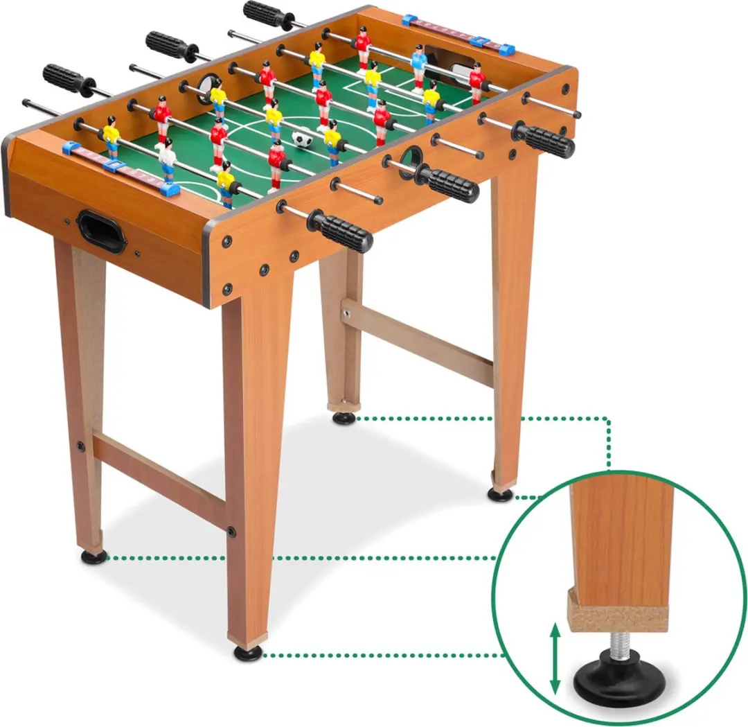 Deuba Voetbaltafel 69x62x37cm - Bruin