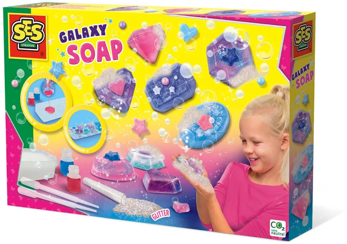 SES Creative Galaxy Zeep Maken Knutselset - 5 Stuks