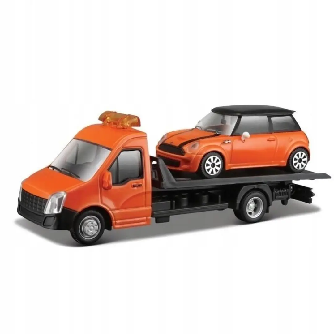 Bburago Autotransporter MINI Cooper 1:43