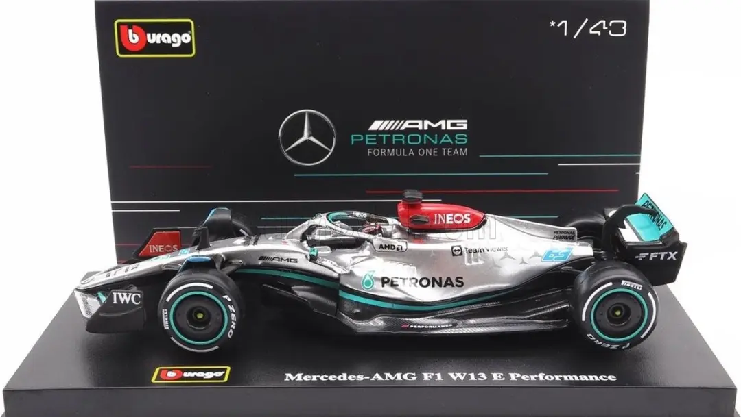 Mercedes W13E #63 G. Russel 2022 Season