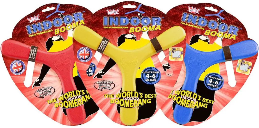 Wicked Booma Indoor Boemerang - Multikleur - afbeelding 2 van 5