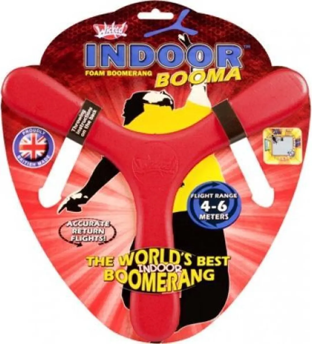 Wicked Booma Indoor Boemerang - Multikleur - afbeelding 4 van 5