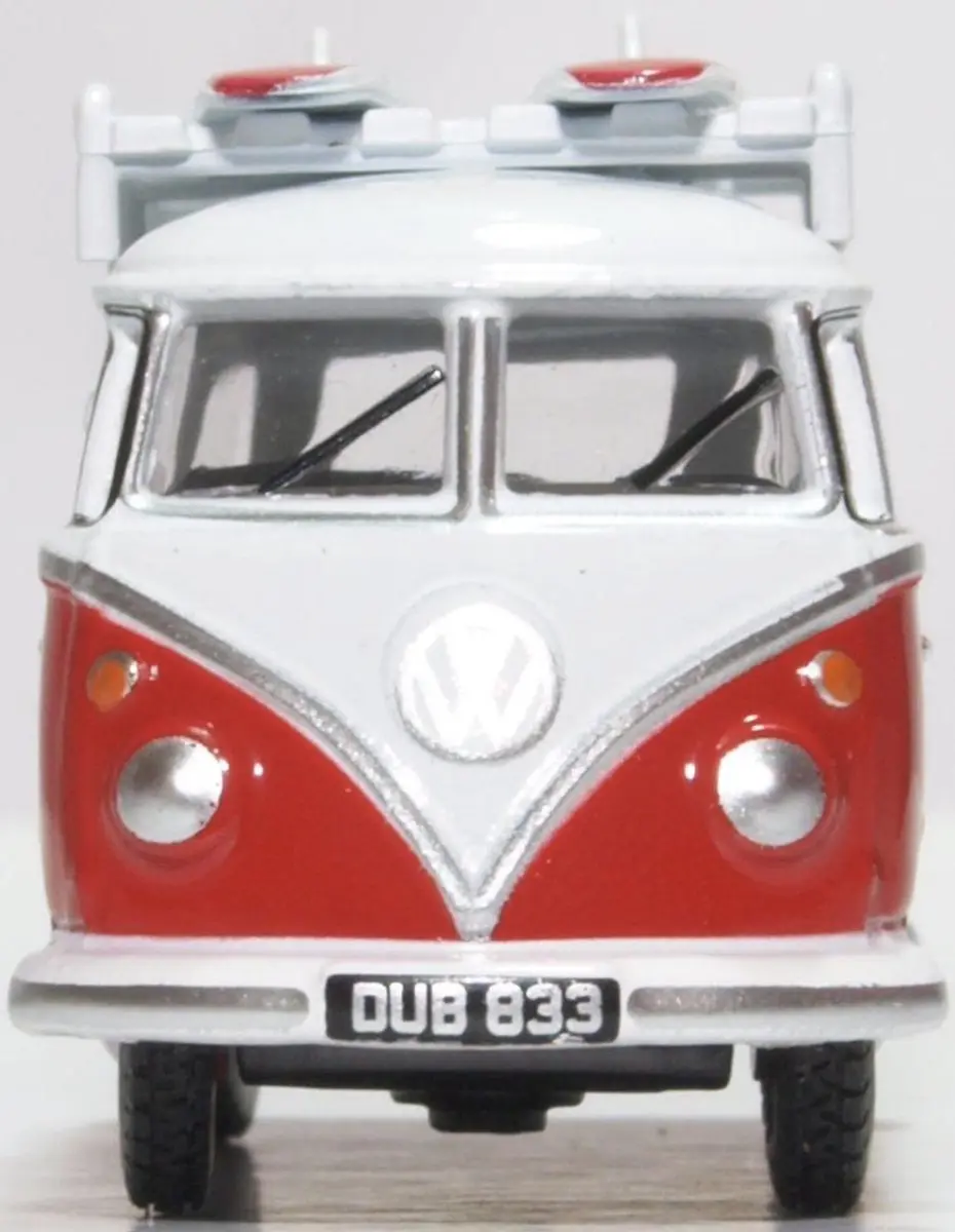 Oxford Volkswagen T1 Bus Coca Cola Modelauto - Rood/Wit - afbeelding 6 van 6