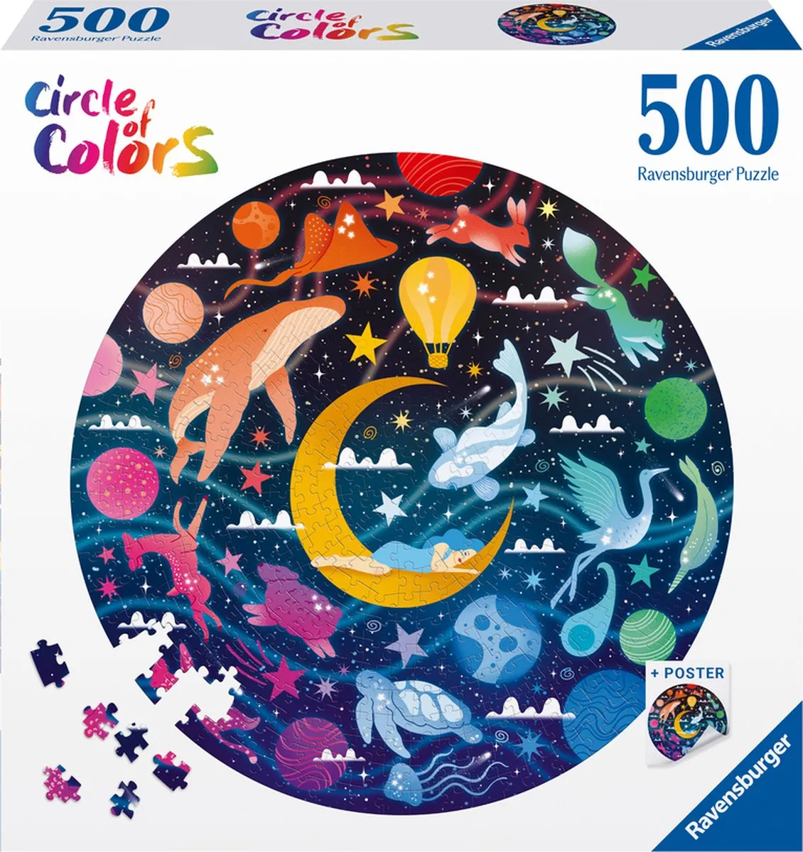 Ravensburger Circle of Colors Dreams Legpuzzel 500 Stuks - Multicolor