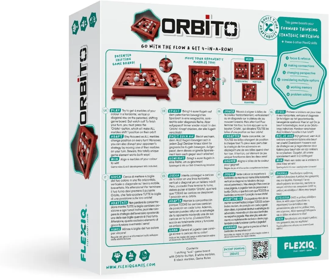 FlexIQ Orbito Bordspel - 1-2 Spelers