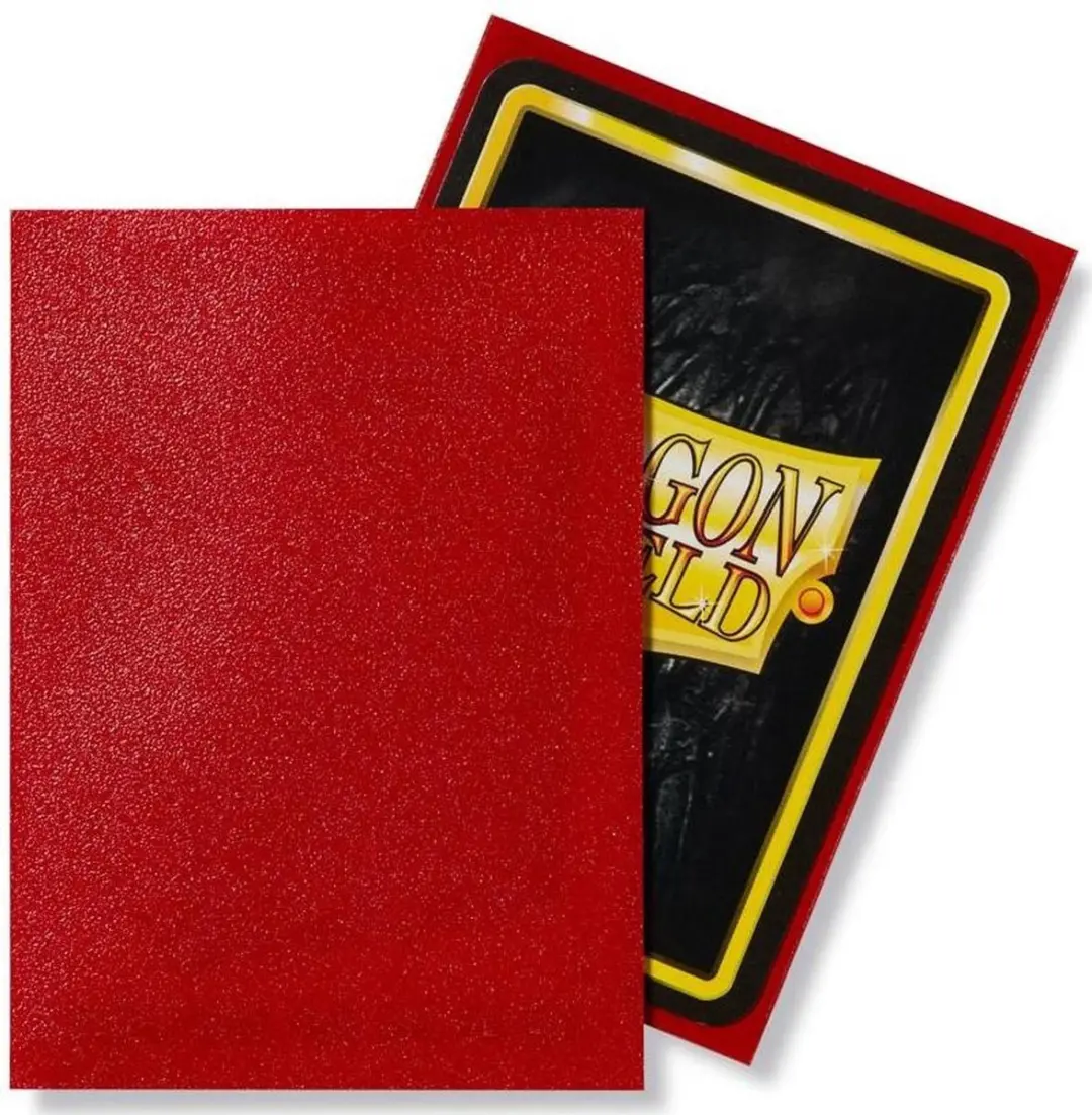 Arcane Tinmen Dragon Shield Standard Sleeves Matte Ruby Rood - 100 Stuks
