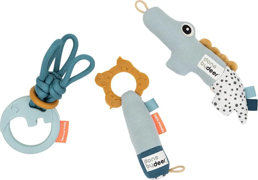 Done by Deer Deer Friends Tiny Activity Toys Blue