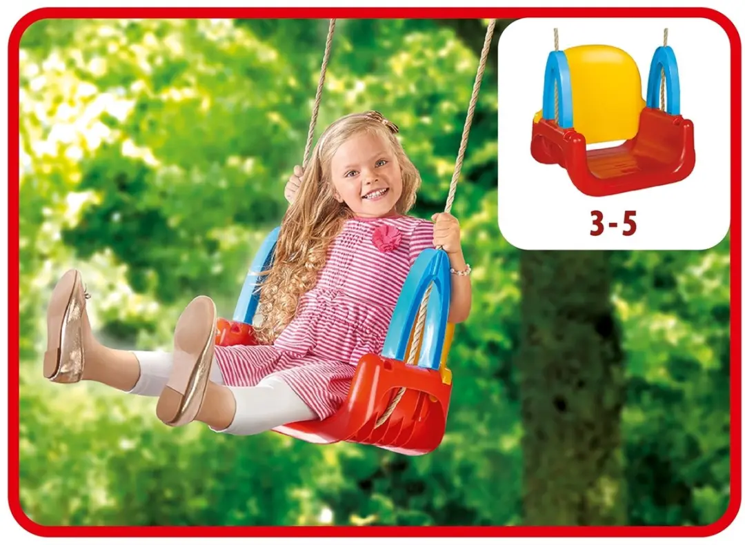 Simba Meegroei Schommel 3-in-1 - Max 60 kg - Rood/Geel/Blauw/ Groen - afbeelding 2 van 6