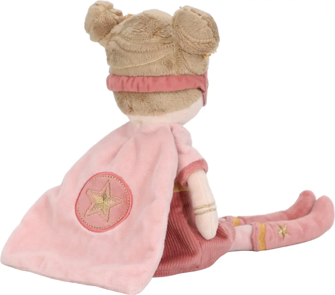 Little Dutch Superhero Knuffelpop 35cm - Roze