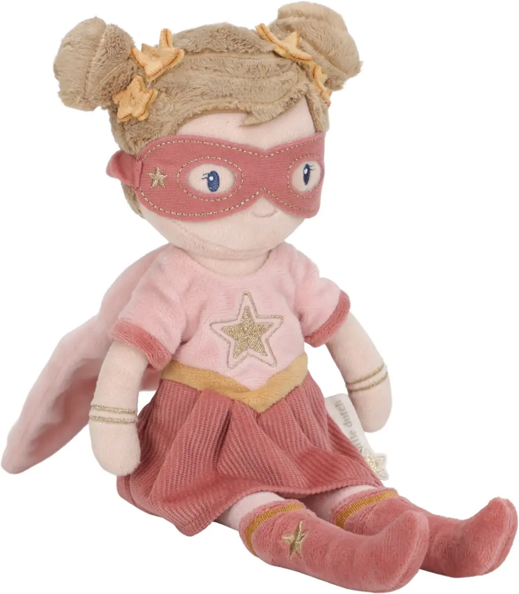 Little Dutch Superhero Knuffelpop 35cm