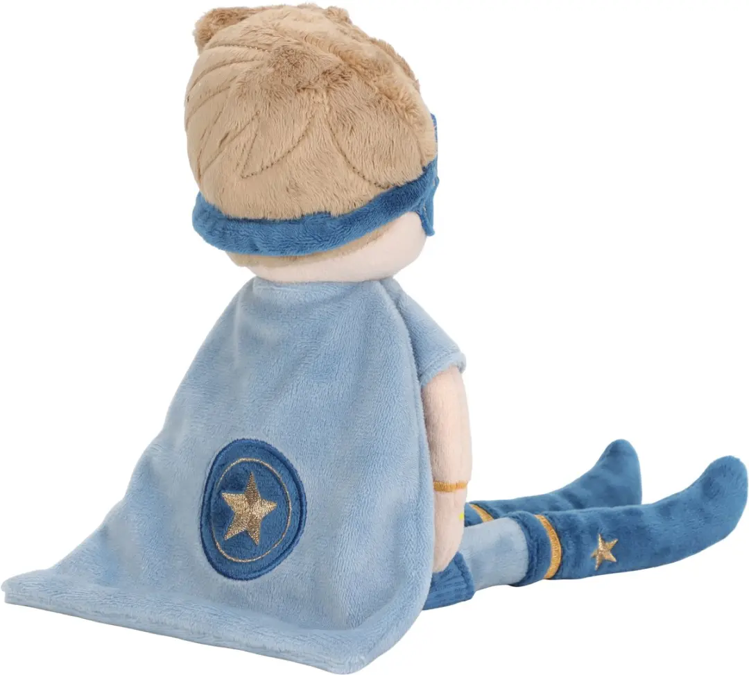Little Dutch Superhero Knuffelpop Jim 35cm - Blauw