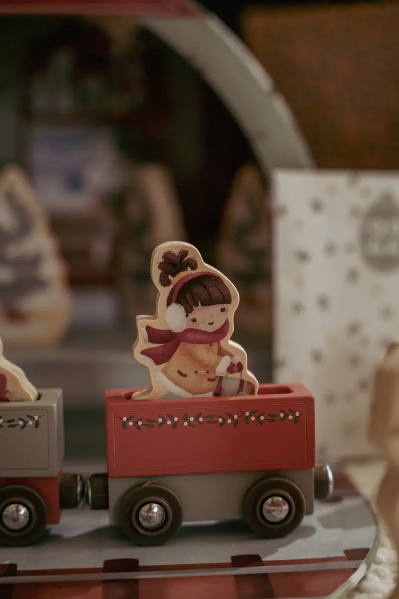 Little Dutch Adventskalender Treinbaan - 24 Doosjes - afbeelding 5 van 6