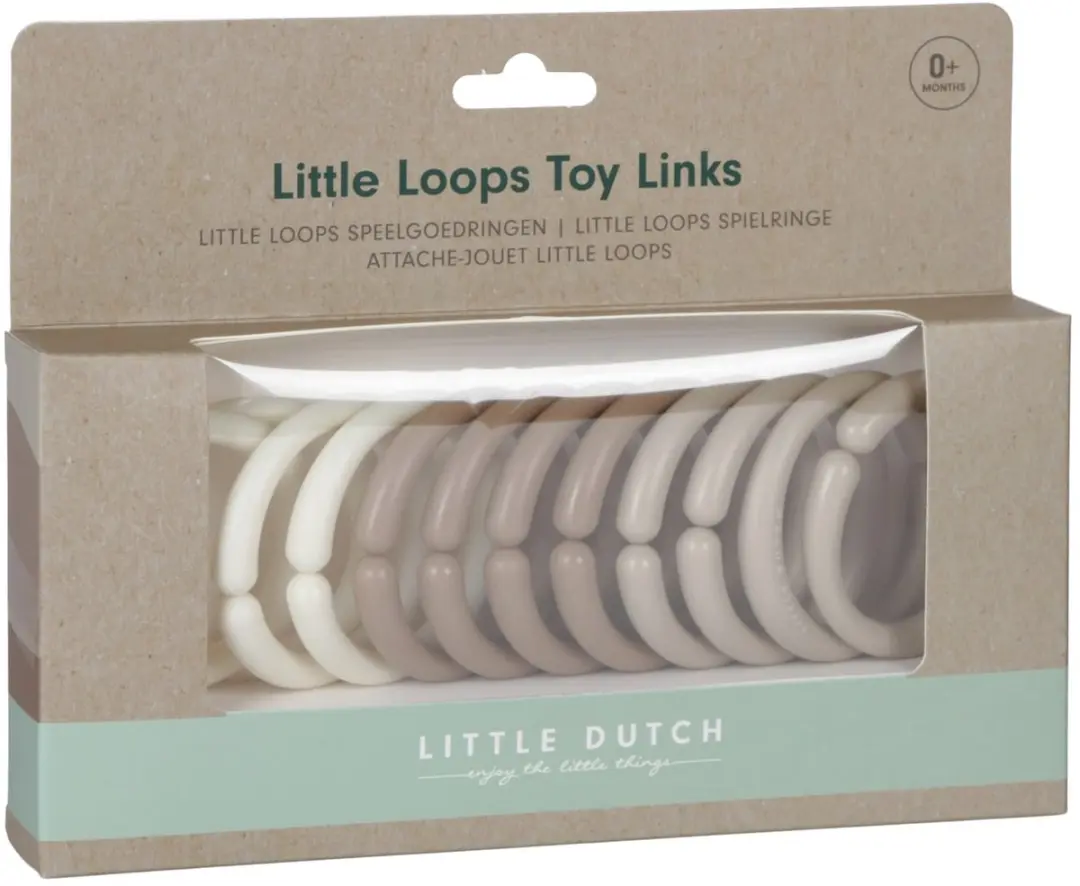 Little Dutch Little Loops Speelgoedringen - Beige - afbeelding 6 van 6