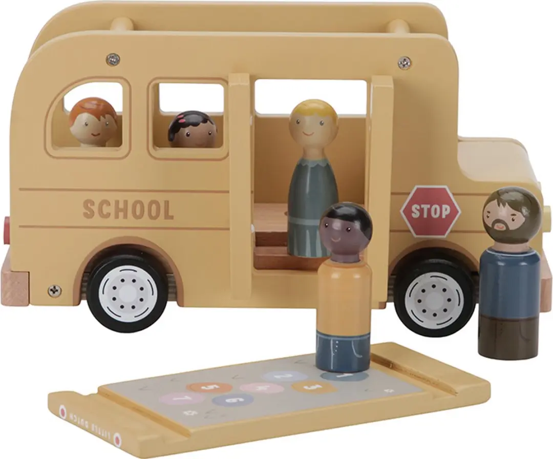 Little Dutch Schoolbus met Poppetjes LD8023