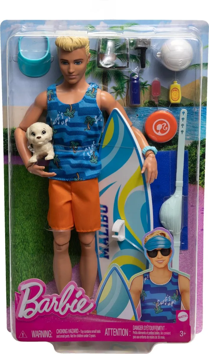 Mattel BRB Ken Surf Doll HPT50