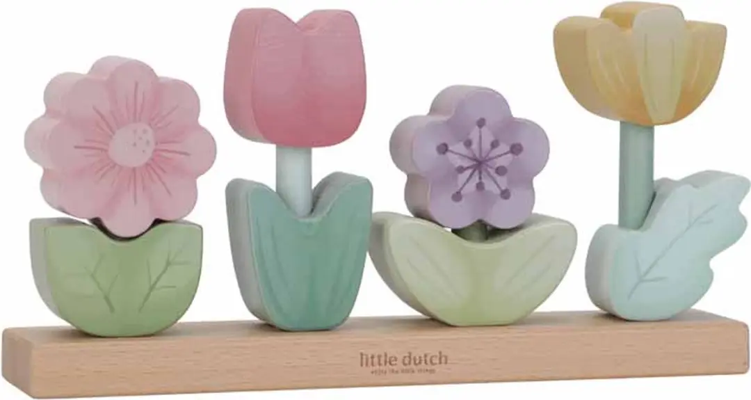 Little Dutch Stapelaar Bloemen Fairy Garden FSC - 9-delig - Multi - afbeelding 6 van 6