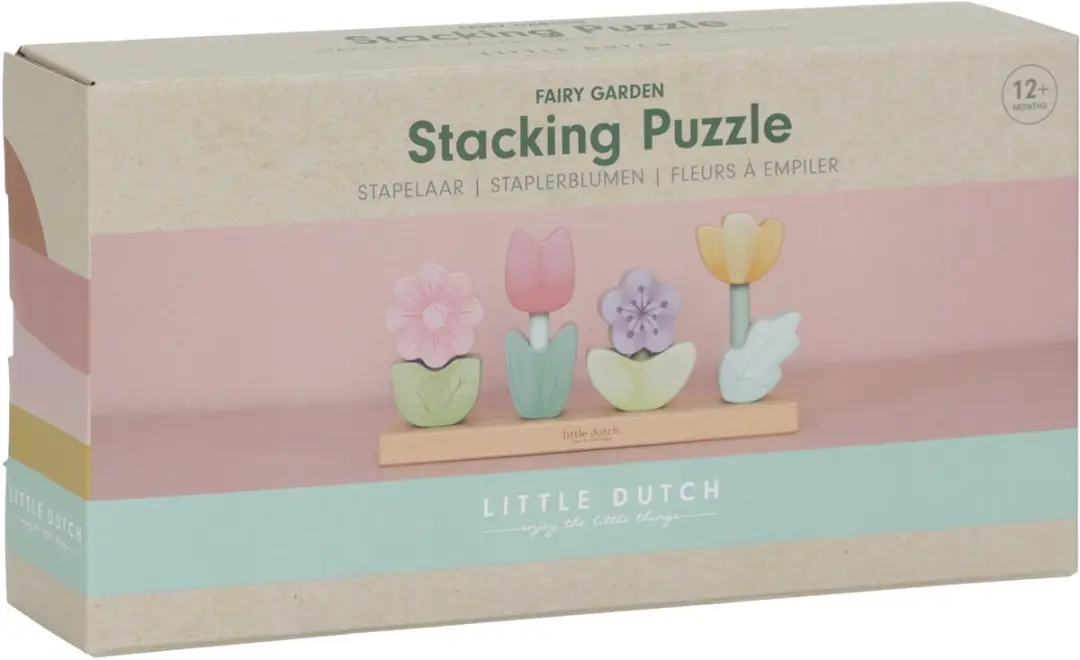 Little Dutch Stapelaar Bloemen Fairy Garden FSC - 9-delig - Multi