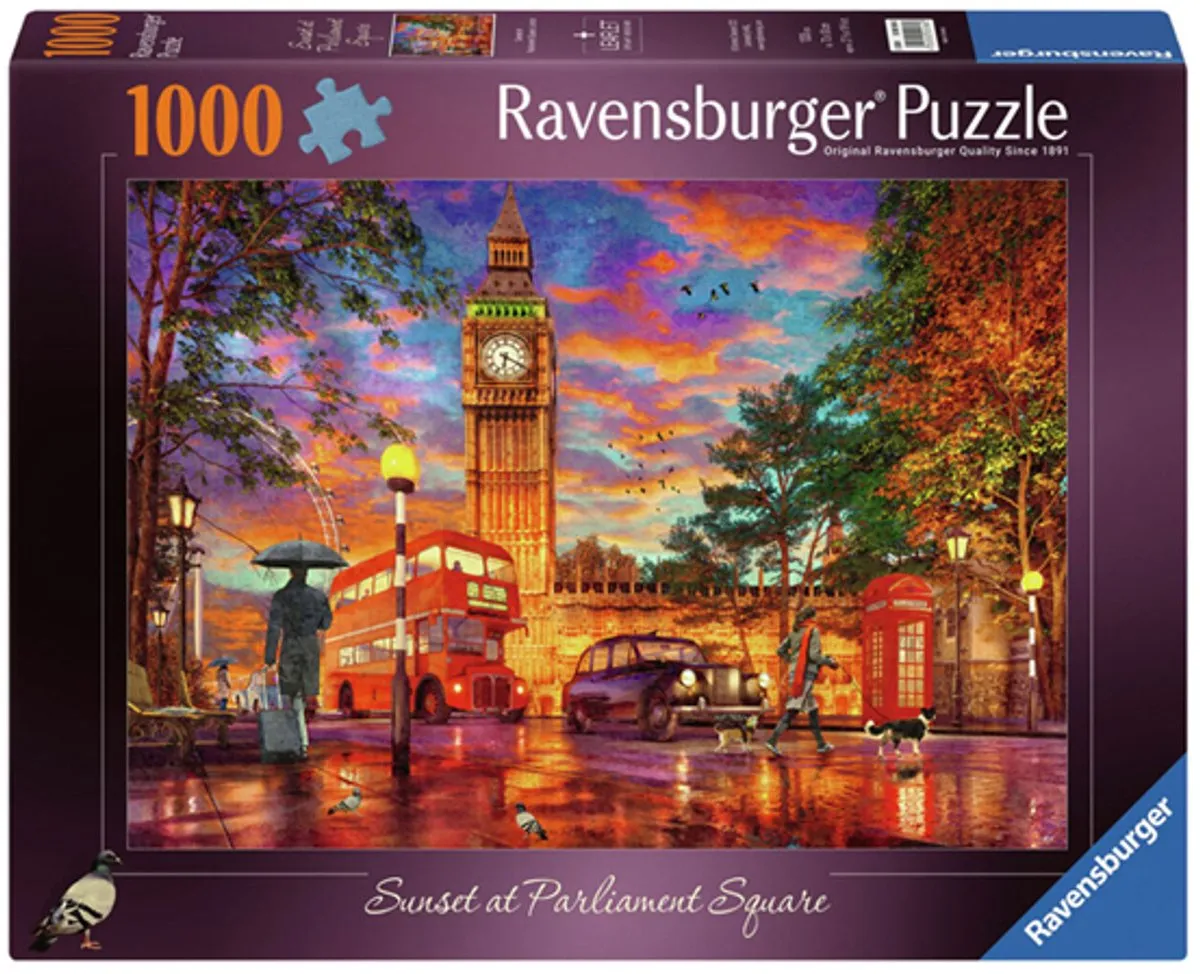 Ravensburger Zonsondergang Londen Puzzel 1000 Stuks - Multicolor