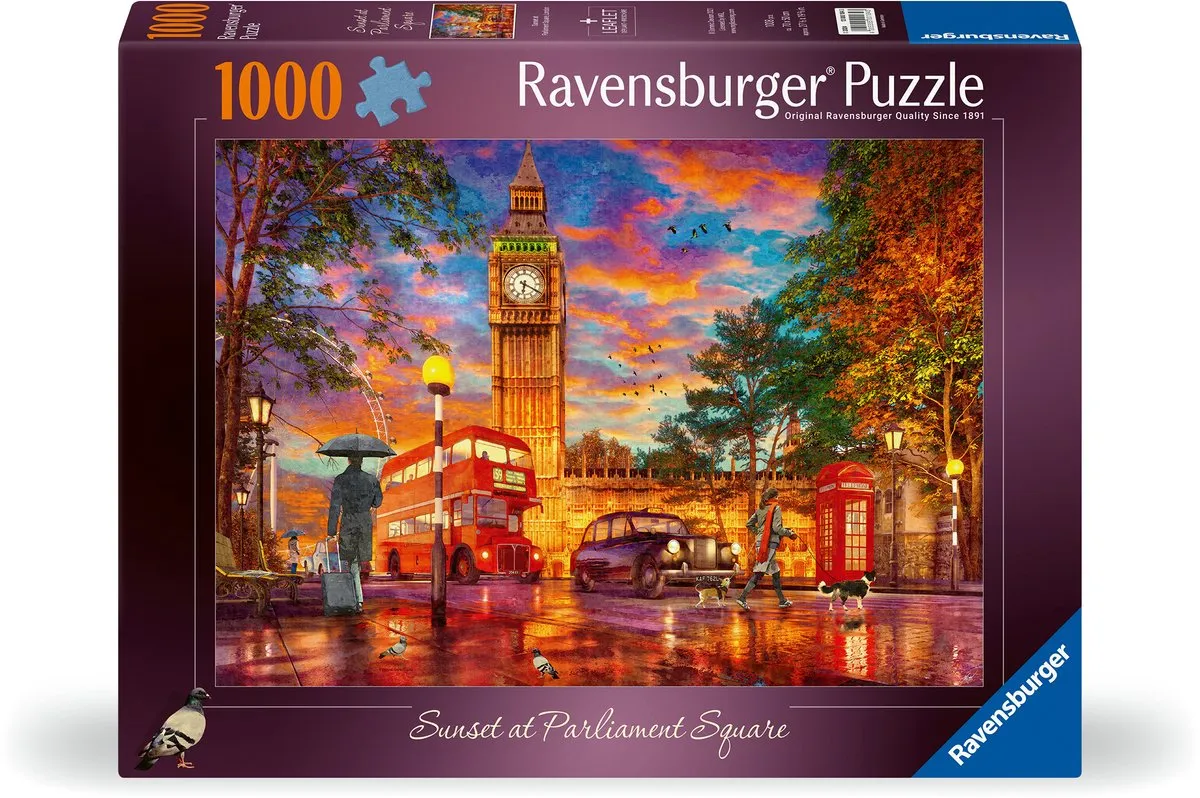 Ravensburger Zonsondergang Londen Puzzel 1000 Stuks - Multicolor