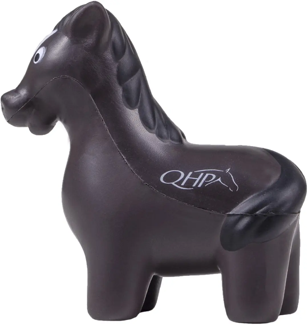QHP Stressbal Paard - Zwart