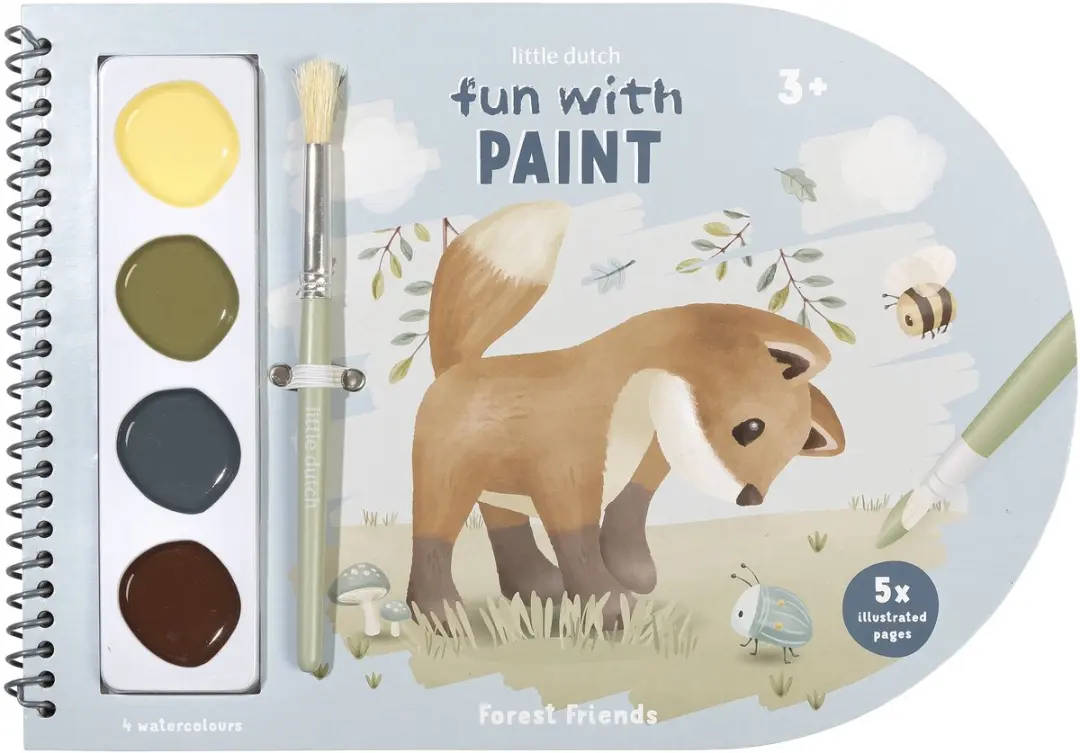 Little Dutch Forest Friends Verfboek