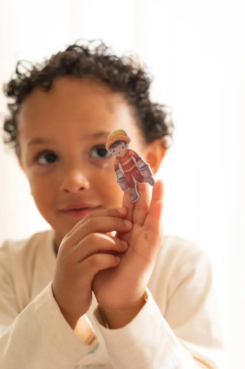 Little Dutch Jim & Friends Herbruikbare Stickerspeelset - 40 Stuks