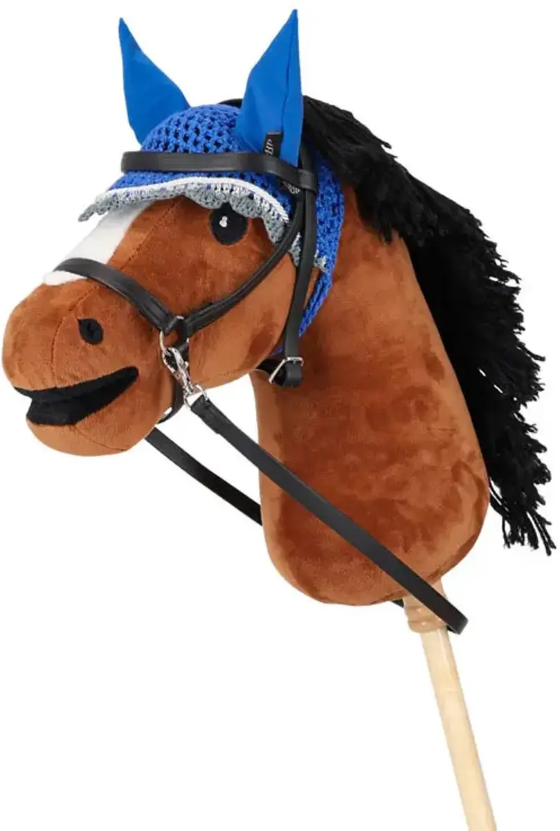 QHP Hobby Horse Oornetje Kobaltblauw