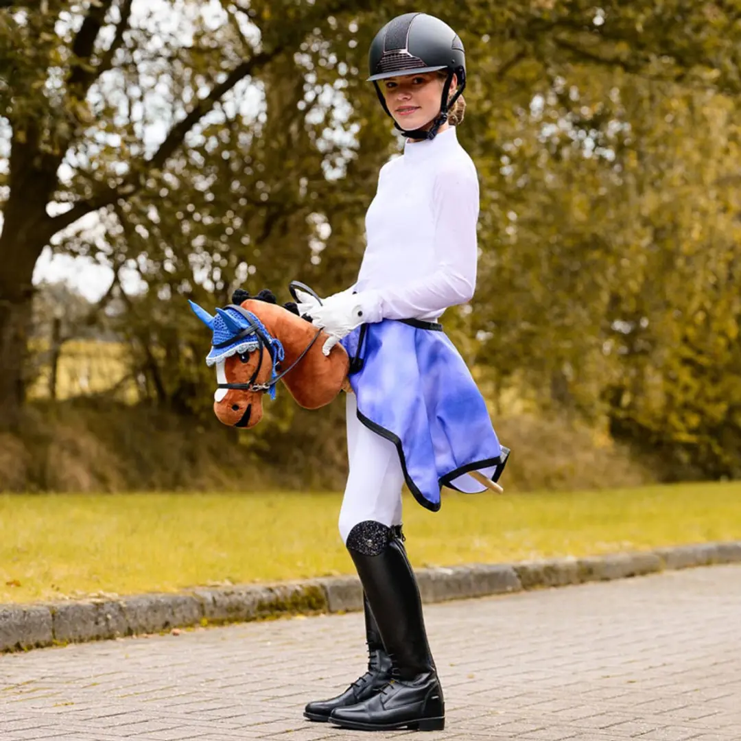 QHP Hobby Horse Oornetje Kobaltblauw