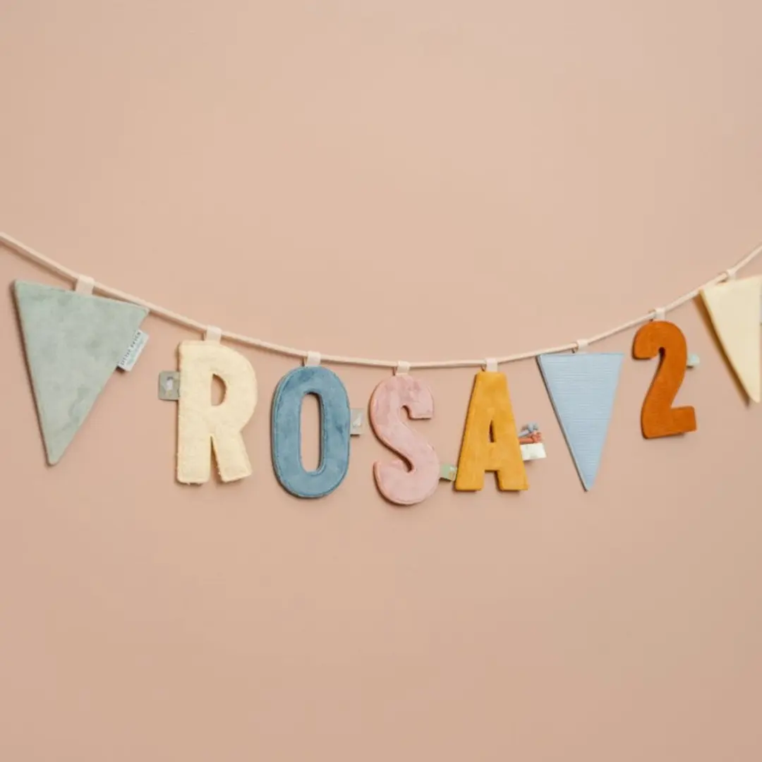 Little Dutch Slinger Element Letter S - Roze