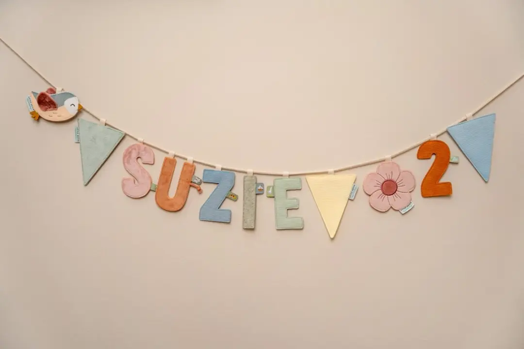 Little Dutch Slinger Element Letter S - Roze
