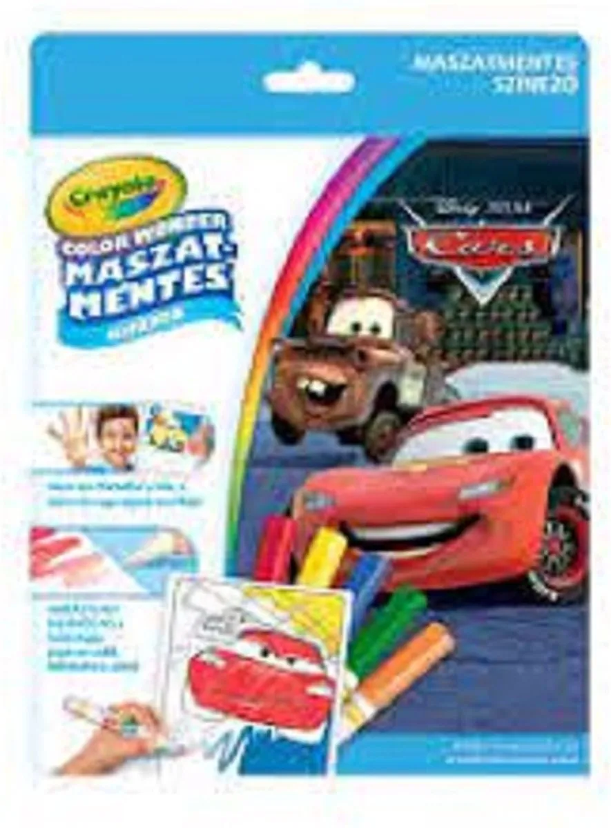Crayola Cars 1 Magisch Kleurboek - 5 Markers - 6 Stuks