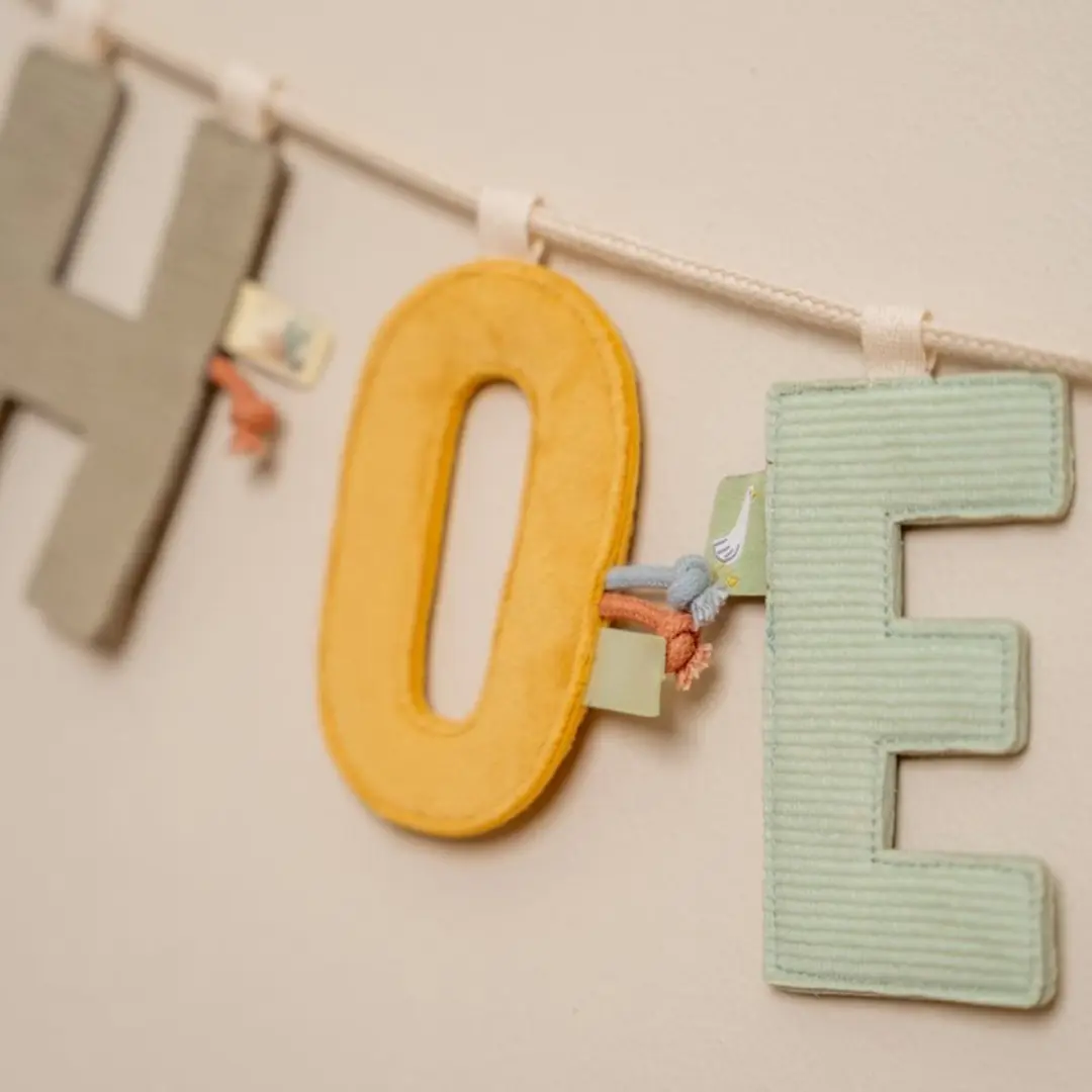 Little Dutch Slinger Element Letter O - Blauw