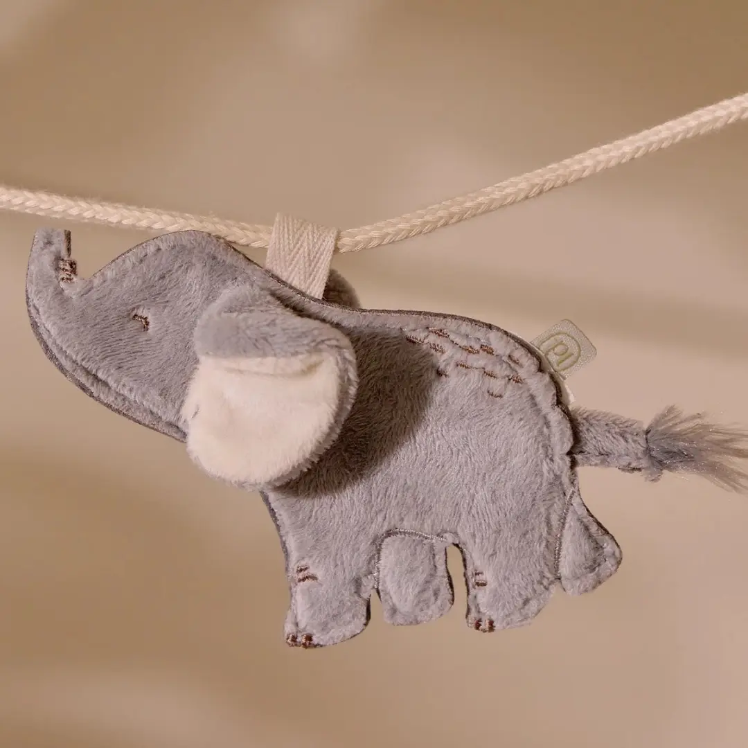 Little Dutch Safari Friends Olifant Slinger Element - Grijs