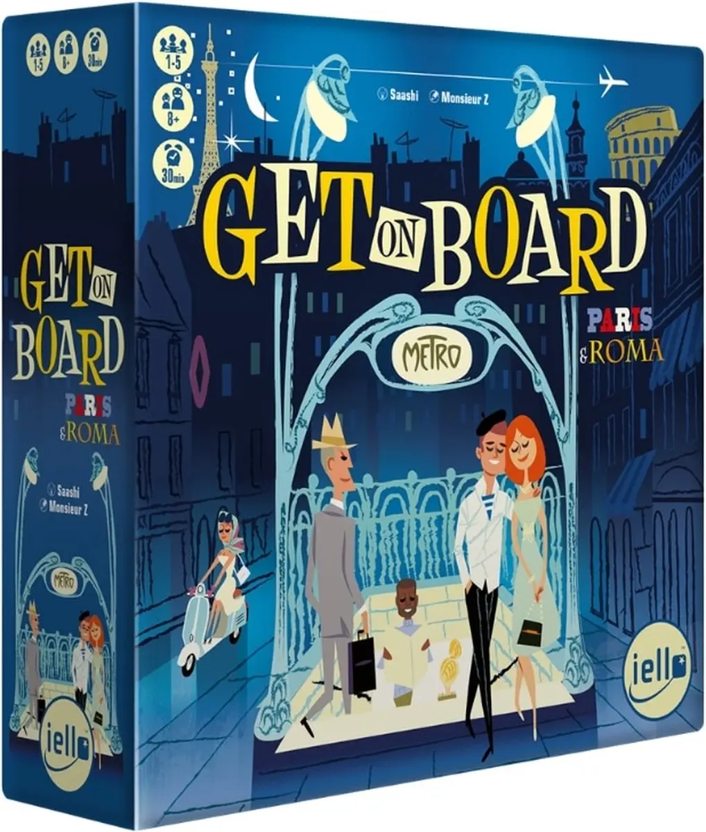 Iello Get On Board Paris & Roma Bordspel