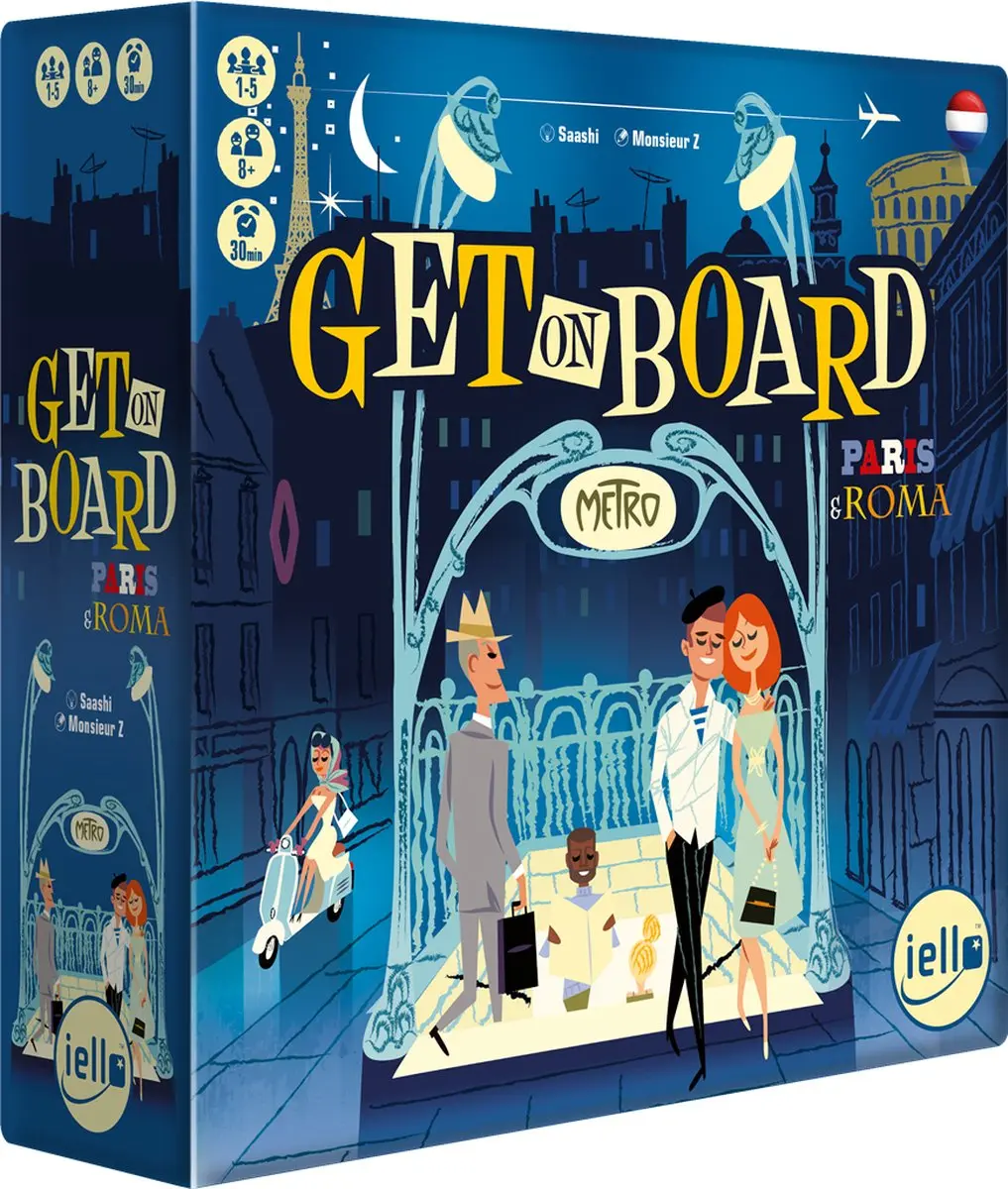 Iello Get On Board Paris & Roma Bordspel