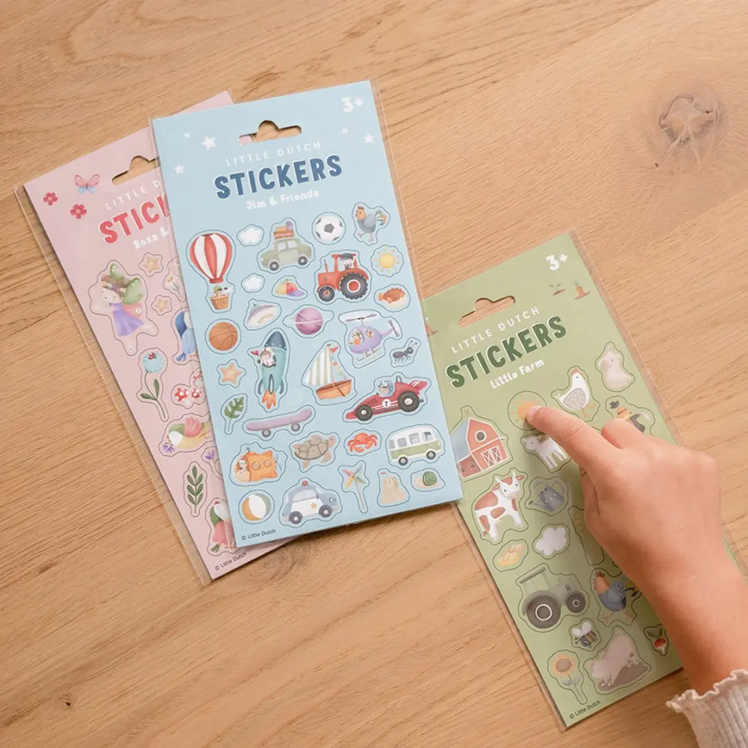 Little Dutch Little Farm Stickers - Meerkleurig