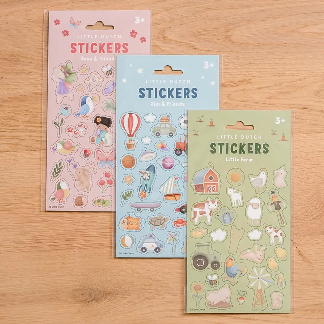 Little Dutch Little Farm Stickers - Meerkleurig