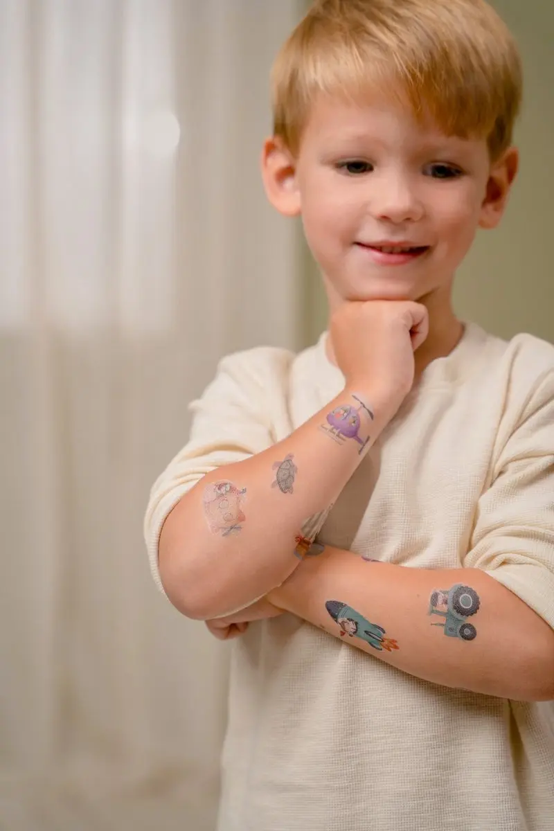 Little Dutch Jim & Friends Tijdelijke Tatoeages - Multicolor