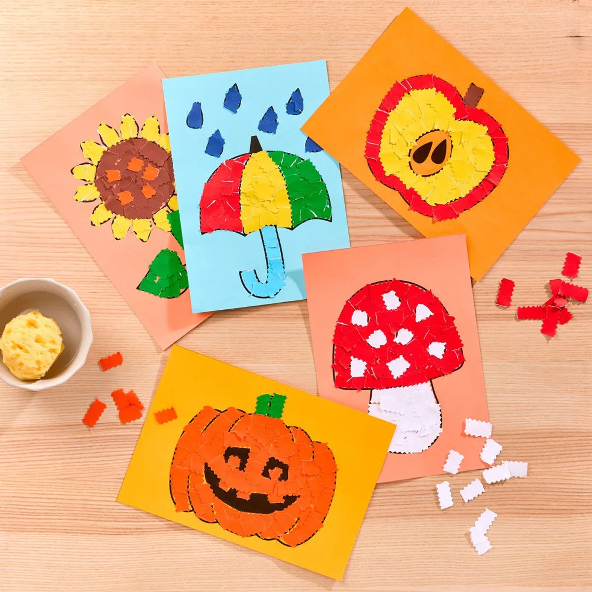 Haba Knutselpakket Herfst Stickers - 12 Stuks - Multicolor